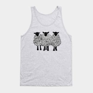 Triple sheep Tank Top